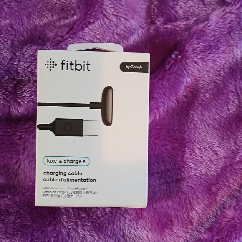 Fitbit Luxe & Charge 5 Charging Cable - Black